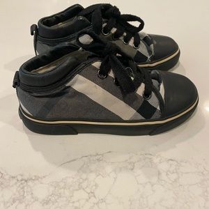 Burberry Toddler Check Sneakers sz 29 us 12